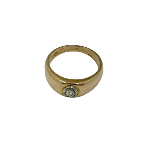 Bague 58 Bague homme jonc diamant en or 750 58 Facettes
