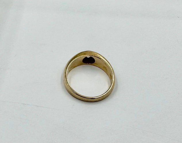 Bague 58 Bague homme jonc diamant en or 750 58 Facettes