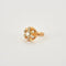 Bague 54 Bague en or jaune 750 avec diamants 58 Facettes