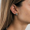 Boucles d'oreilles Boucles d’oreilles pavées en or jaune 750, diamants et saphirs 58 Facettes