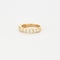 Bague 52 Demi-alliance - Bague en or jaune 750 et diamants 58 Facettes