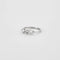 Bague 53 Bague trilogie en or blanc 750 et 3 diamants 58 Facettes