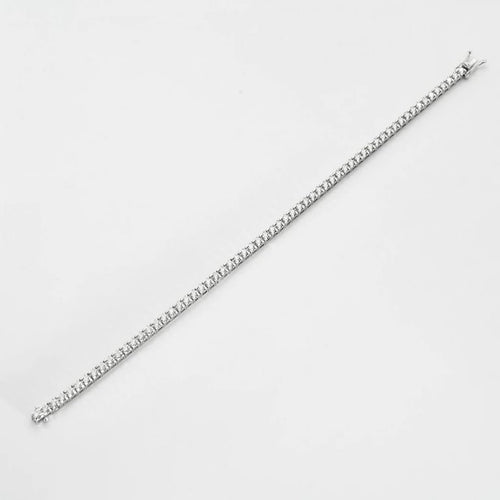 Bracelet Bracelet rivière en or 750 serti de diamants 58 Facettes