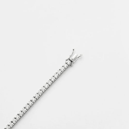 Bracelet Bracelet rivière en or 750 serti de diamants 58 Facettes