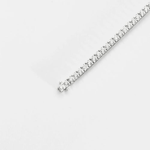 Bracelet Bracelet rivière en or 750 serti de diamants 58 Facettes