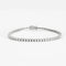 Bracelet Bracelet rivière en or 750 serti de diamants 58 Facettes