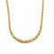 Collier Collier en or jaune 750/1000 maille plate anglaise 45 cm 58 Facettes