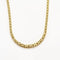 Collier Collier en or jaune 750/1000 maille plate anglaise 45 cm 58 Facettes