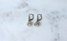 Boucles d'oreilles Boucles d'oreilles pendantes Art déco en or blanc et platine, diamants 58 Facettes