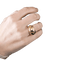 Bague 52 Bague jonc en or jaune 750 58 Facettes
