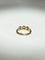 Bague 53 Bague trilogie en or jaune 750 sertie de 3 diamants 58 Facettes