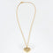 Collier Collier en or jaune 750/1000 avec cœur pavé de diamants 58 Facettes