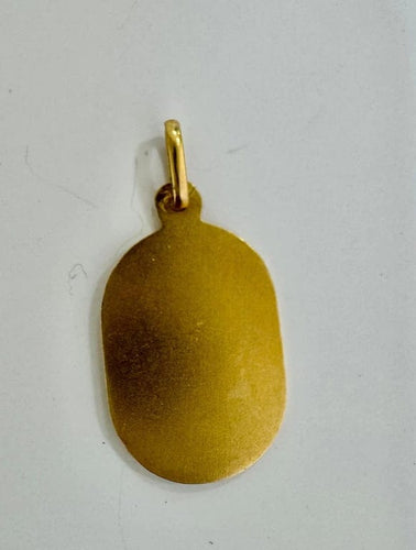 Pendentif Médaille religieuse ange en or jaune 750 58 Facettes