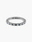 Bague 51.5 Bague alliance tour complet saphirs et diamants en or blanc 18 carats 58 Facettes