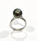Bague Bague perle de Tahiti en or blanc 18K 58 Facettes