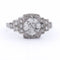 Bague 50 Bague Art déco en platine avec diamants 58 Facettes AN630 - P25