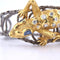 Bracelet Bracelet rigide motif gecko en or 18 carats, diamants et saphirs 58 Facettes BR113