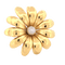 Broche Broche fleur - en or jaune 18 carats et diamants 58 Facettes SP39