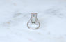 Bague 58 Bague Cocktail aigue-marine 8,00 ct en or blanc 58 Facettes