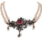 Collier Collier victorien à deux rangs de perles naturelles et diamants 58 Facettes CL101 '(00699)