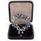 Broche Spilla vintage en or blanc 18 kt avec saphirs et diamants 58 Facettes SP9 '(00029)