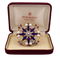 Broche Spilla vintage - Motif floral en or jaune 18 ct avec perles, rubis et diamants 58 Facettes SP15 '(05329)
