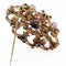 Broche Spilla vintage - Motif floral en or jaune 18 ct avec perles, rubis et diamants 58 Facettes SP15 '(05329)
