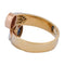 Bague 53 Bague vintage - Bypass en or 18 kt avec rubis, saphir et diamants 58 Facettes AN24 '(00019)