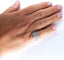 Bague 54 Bague cœur en or blanc 18 carats et diamants 58 Facettes