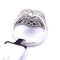 Bague 54 Bague cœur en or blanc 18 carats et diamants 58 Facettes