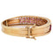Bracelet Bracelet vintage en or jaune 18 ct, rubis et diamants 58 Facettes BR26 '(05259)