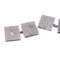 Boutons de manchette Boutons de manchette en or blanc 18 carats avec diamants 58 Facettes