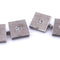 Boutons de manchette Boutons de manchette en or blanc 18 carats avec diamants 58 Facettes