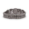 Bracelet Bracelet vintage en platine avec diamants 58 Facettes BR30 (00059)