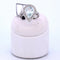Bague 54 Bague en or blanc 18 carats, aiguë-marine et diamants 58 Facettes AN103