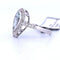 Bague 54 Bague en or blanc 18 carats, aiguë-marine et diamants 58 Facettes AN103