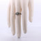 Bague 55 Bague antique en or blanc 18 carats et diamants 58 Facettes