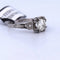 Bague 55 Bague antique en or blanc 18 carats et diamants 58 Facettes