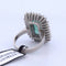 Bague 56 Bague Art déco en platine avec émeraude et diamants 58 Facettes AN283