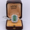 Bague 56 Bague Art déco en platine avec émeraude et diamants 58 Facettes AN283