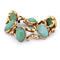 Bracelet Bracelet en or jaune 18 carats avec chrysoprase naturelle 58 Facettes BR46