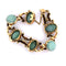 Bracelet Bracelet en or jaune 18 carats avec chrysoprase naturelle 58 Facettes BR46
