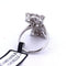 Bague 54 Bague Art déco en or blanc 18 ct et diamants 58 Facettes