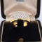 Bague 61 Bague cocktail années 1950 en or jaune 18 carats et diamants 58 Facettes