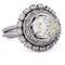 Bague 47 Bague rétro en platine avec diamants 58 Facettes AN340 '(00539)