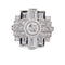 Bague 54 Bague Art déco en or blanc 18 kt avec diamants 58 Facettes AN388