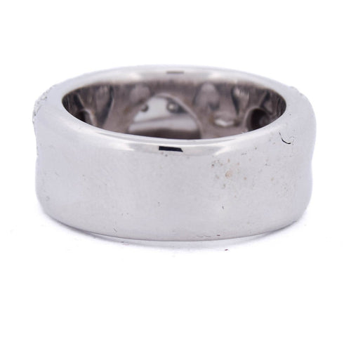 Bague 57 Bague vintage en or blanc 18 carats pavée de diamants 58 Facettes AN133_112-194 (05919)