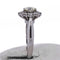 Bague 54 Bague vintage en or blanc 18 ct avec diamants 58 Facettes AN375 (00329)