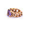 Bague 51 Bague vintage en or 18 ct avec améthyste 58 Facettes AN446 '(0079)