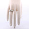 Bague 55 Bague ancienne victorienne en platine avec diamants taille ancienne 58 Facettes